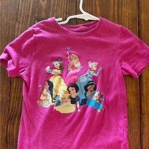 Disney Princess Short Sleeve Pink Girls' Tee